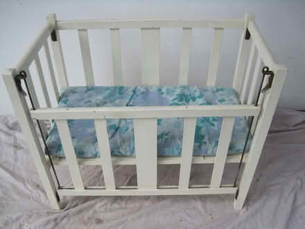Photo of free Child's drop sided cot (Boreham CM3) #2