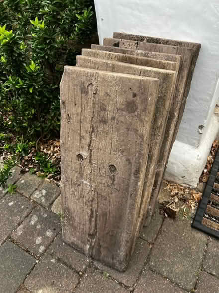 Photo of free Concrete paving slabs x 6 (KT6 Surbiton) #1