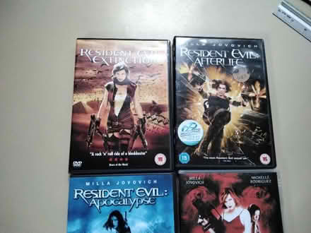 Photo of free 1-4 set of Resident Evil dvds (Delapre) #2