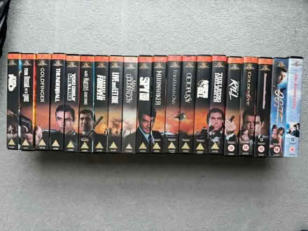 Photo of free James Bond VHS tapes (SP11 (SP11 (Saxon Heights)) #1