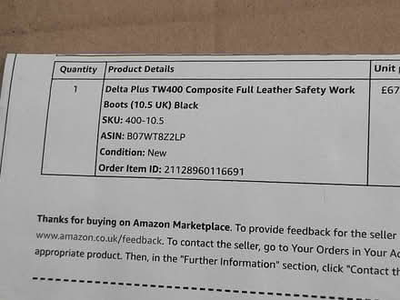 Photo of free Work boots size 10 (Twyford RG10) #2