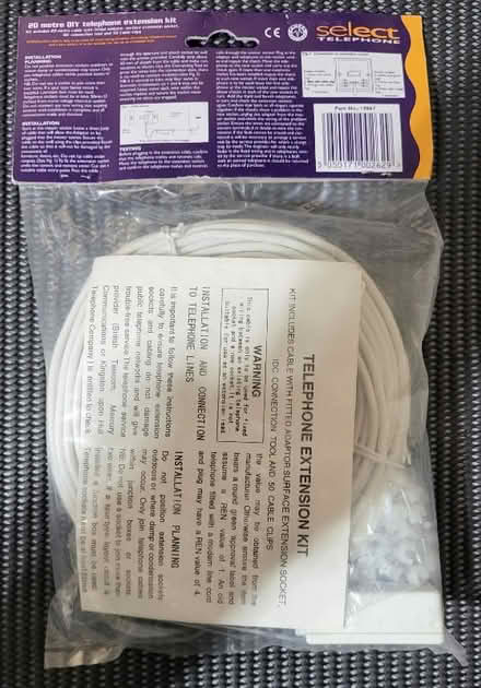 Photo of free New Sealed 20 Metre Telephone Extension Kit (Caversham RG4) #2