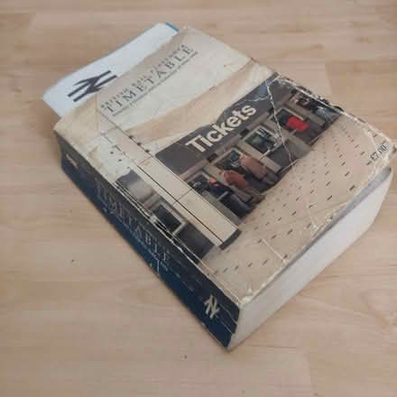 Photo of free British Rail Timetable book/ map (Dagenham RM10) #1