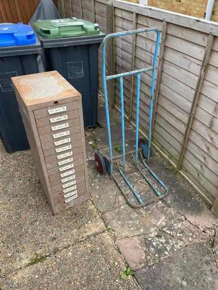 Photo of free Metal filing cabinet sack barrow (BN15) #3