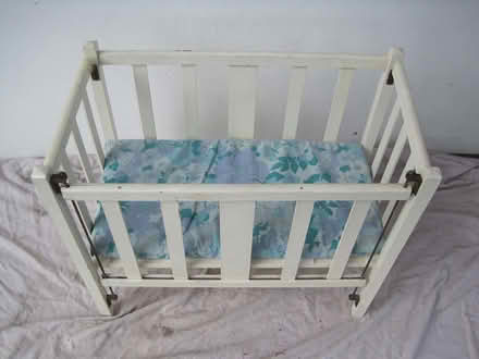Photo of free Child's drop sided cot (Boreham CM3) #1