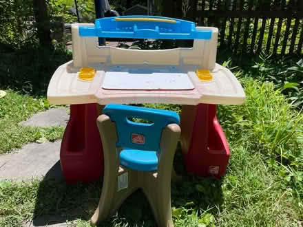 Photo of free Toddler desk & chair (Takoma Park, near the metro) #1