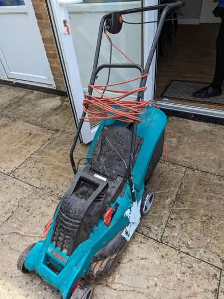 Photo of free Small Bosch lawn mower (Harlow Fields DE22) #1