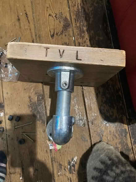 Photo of free Small industrial type shelf (Hove BN3) #2