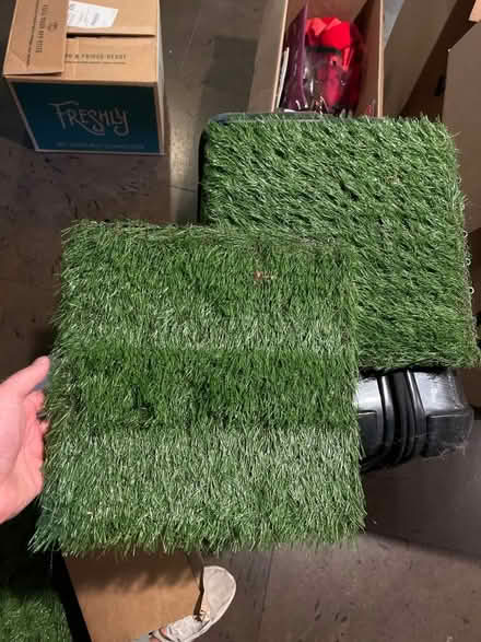 Photo of free Fake grass squares (Silver Spring, MD) #1