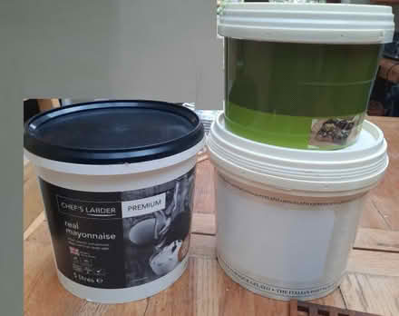 Photo of free Large containers with lids (Earls Barton NN6) #1