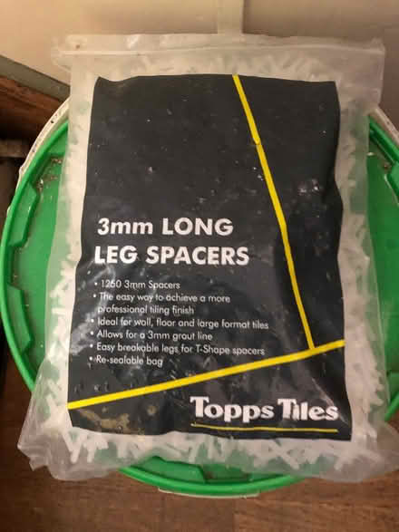 Photo of free Tile adhesive and spacers (Wallands Park BN7) #2