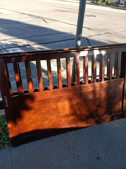 Photo of free Twin XL bed frame (Snail) #1