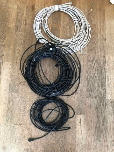 Photo of free Ethernet cables some very long (Wallands Park BN7) #1