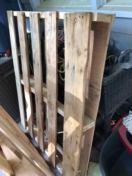 Photo of free 2 pallets (North Raleigh off Litchford Rd)