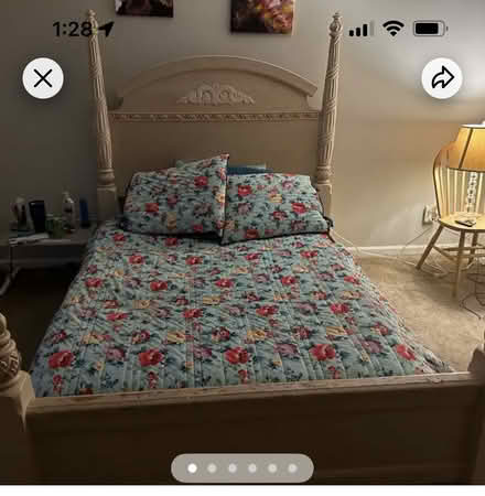 Photo of free Queen-size bed frame (Historic Monroe)