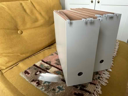 Photo of free Muji hanging file boxes (Leytonstone E11) #1