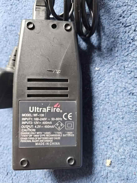 Photo of free Lithium battery charger (CM17 Harlow) #2