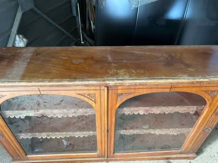 Photo of free Glass fronted solid wood cabinet (Reading University RG6) #3