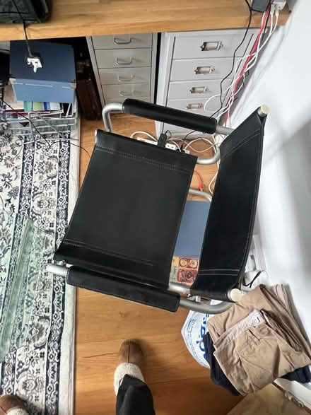 Photo of free Leather mid century style chair (Richmond, TW9) #3