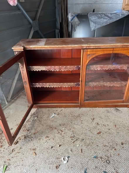 Photo of free Glass fronted solid wood cabinet (Reading University RG6) #2