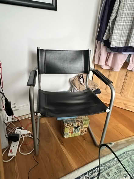 Photo of free Leather mid century style chair (Richmond, TW9) #1