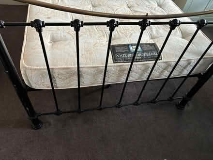Photo of free Metal double bed frame - with or without matress (Catford South SE12) #3