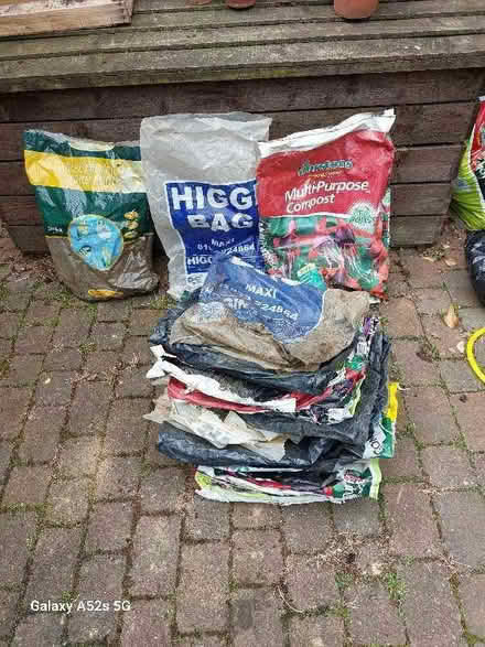 Photo of free Wooden Ladder and Rubble Bags (Great Doddington NN29) #2