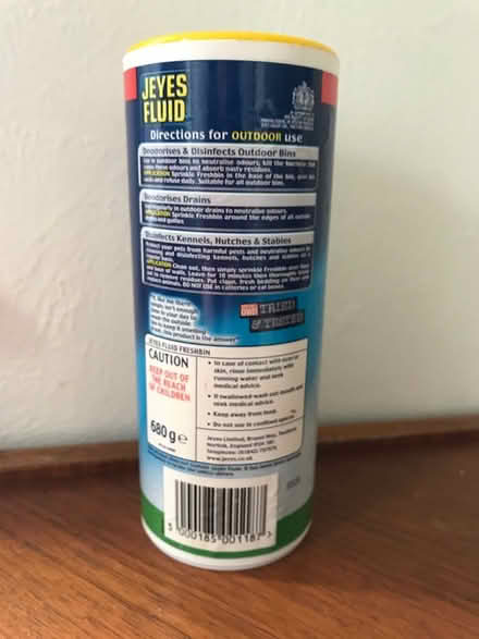 Photo of free New Jeyes Freshbin disinfectant (Oakworth, BD22) #2
