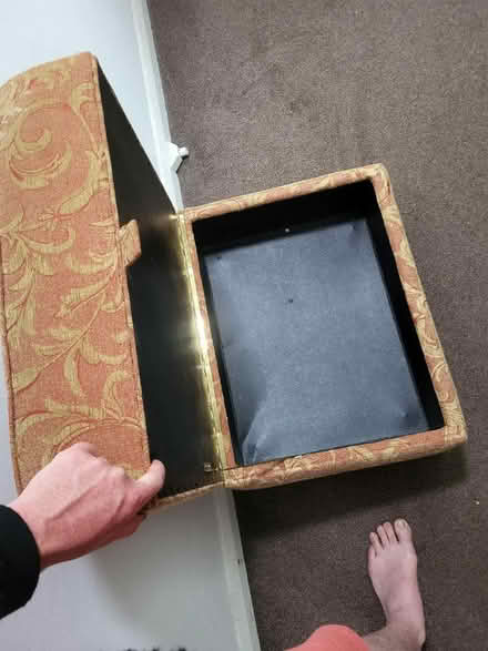 Photo of free Footstool/pouffe with storage (BN1) #2