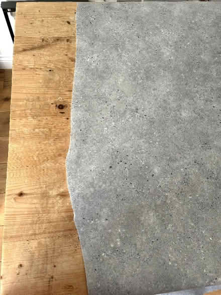 Photo of free Grey Stone Effect Vinyl With Cream Backing (TN25) #4