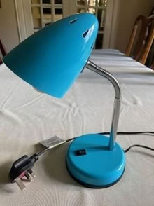Photo of free turquoise lamp (GU14) #1
