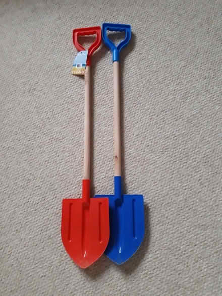 Photo of free Children's plastic spades (HP3 Apsley) #1