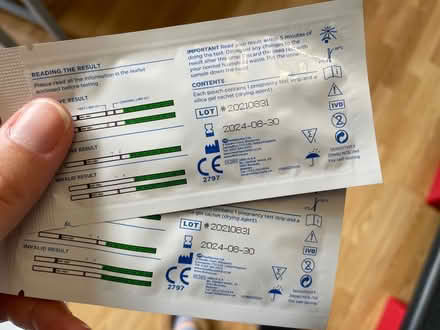 Photo of free 2 pregnancy test (CR2) #2