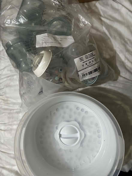 Photo of free Feeding bottles & bottle steriliser (WV1) #1