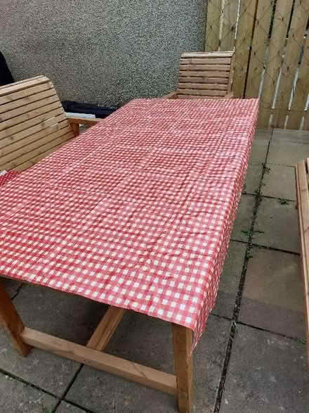Photo of free PVC tablecloth rectangular (Bonnyrigg EH19) #1