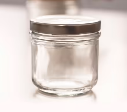 Photo of Clear, glass, screw-top jars (Heeley S8) #2