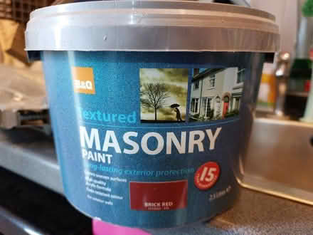 Photo of free 2.5 litres Masonry Paint (Clermiston EH4) #1
