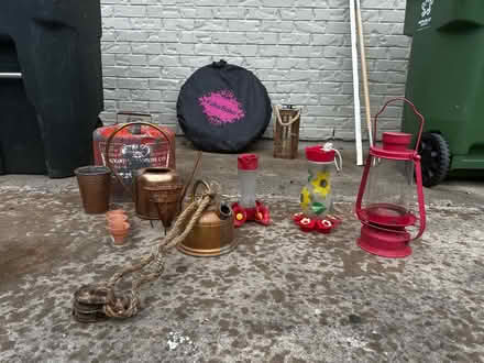 Photo of free Antique seats, pots, tan tent (Annetta north) #2