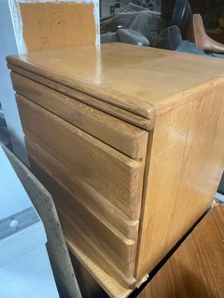 Photo of free Two drawer short end table (PACE and Highway 66) #1