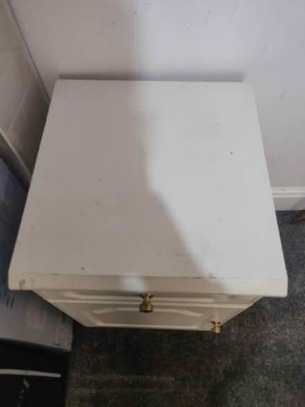 Photo of free White bedside table (Levenshulme M19) #3