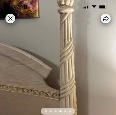 Photo of free Queen-size bed frame (Historic Monroe)