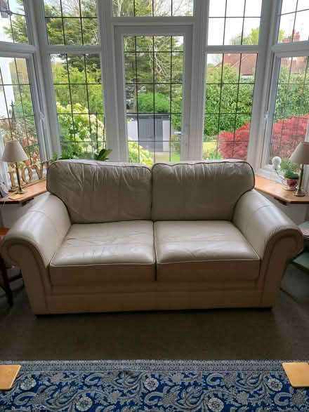 Photo of free 2 Leather sofas (Eastcote HA5) #1