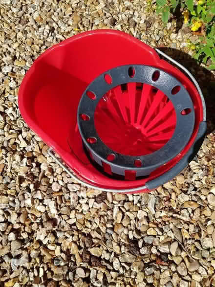 Photo of free red and black mop bucket (Oxton CH43) #1