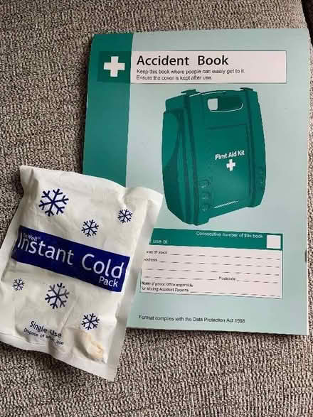 Photo of free Accident book and cold pack (Hailsham BN27) #1