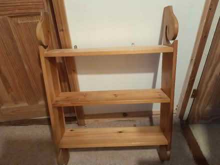 Photo of free A 3 self pine bookcase (Cogges OX28) #1