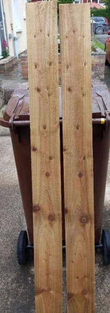 Photo of free Fencing slats (Craig-y-don LL30) #1
