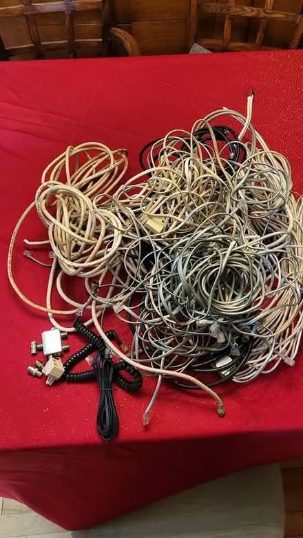 Photo of free COAX and telephone cables (Civic Hospital) #1