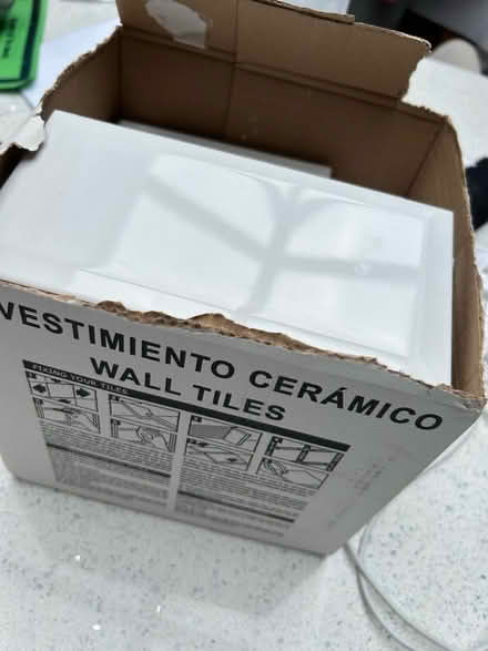 Photo of free White tiles just under 1 box (CV6) #1