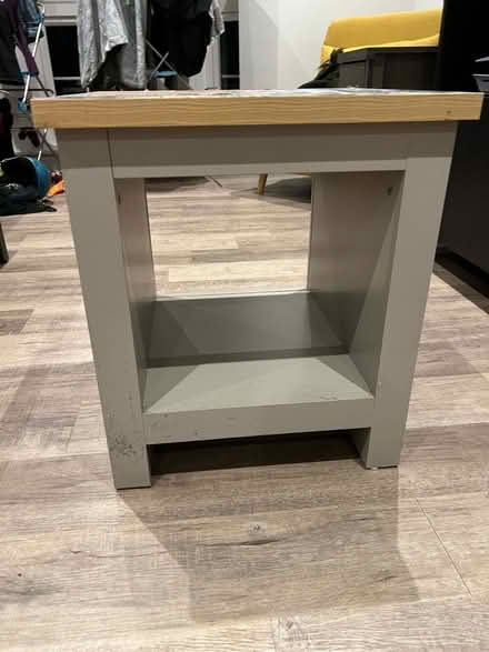 Photo of free Bedside Table grey wood (Hornsey, N8) #3