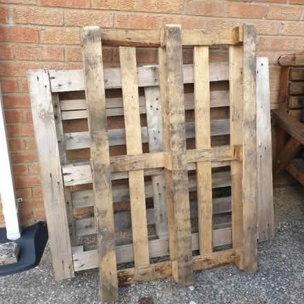 Photo of free Two wooden pallets (Morfa Penrhyn LL28)